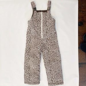 London Fog Animal Print Patterned Kids bin Snow pants snow suit Overalls ❄️